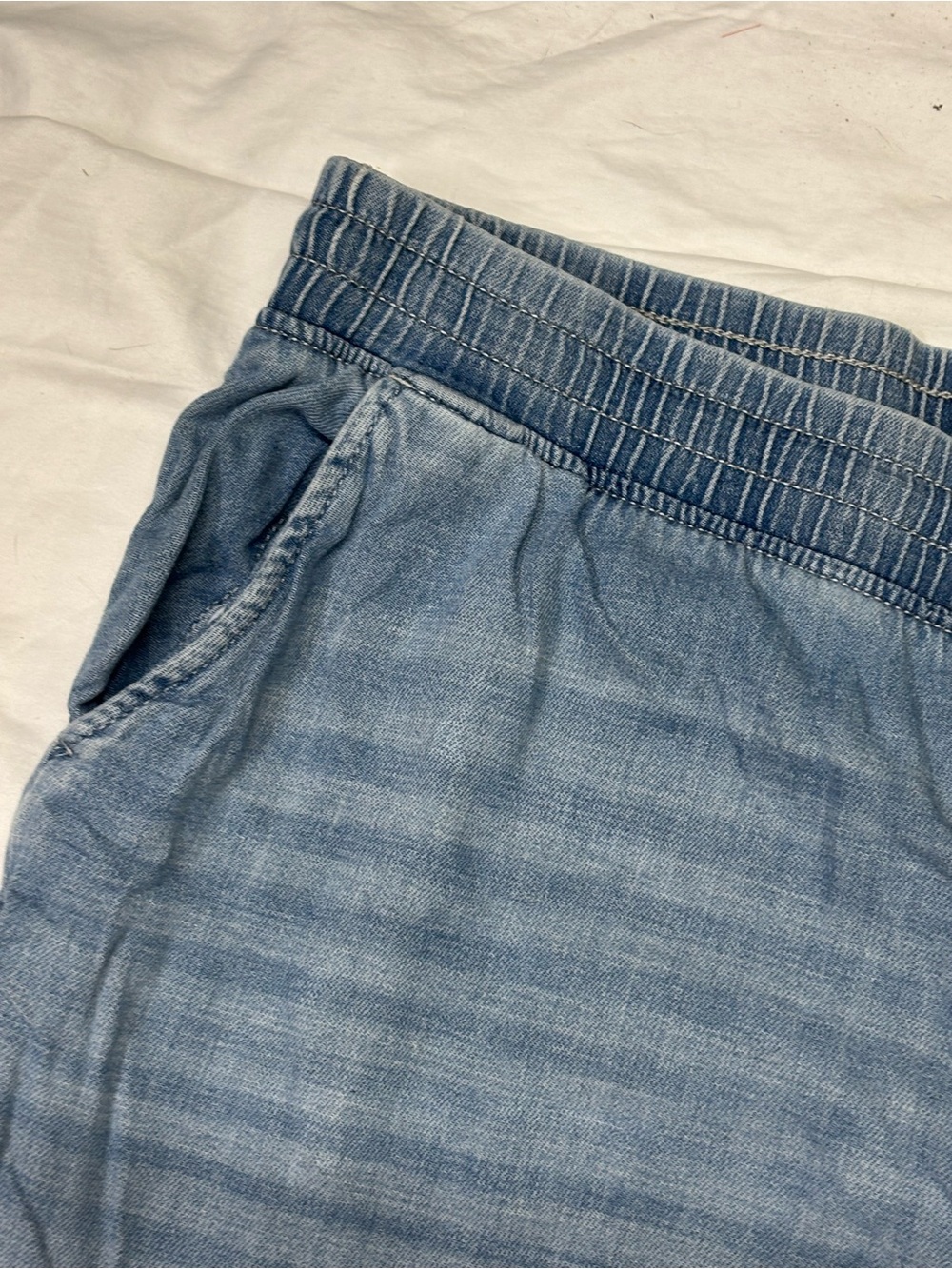 Sonoma Light Blue Denim Joggers - Picture 6 of 7